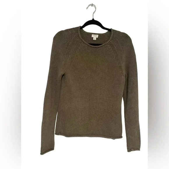 J. Crew Women's Green Pullover Sweater Size S - Picture 1 of 6